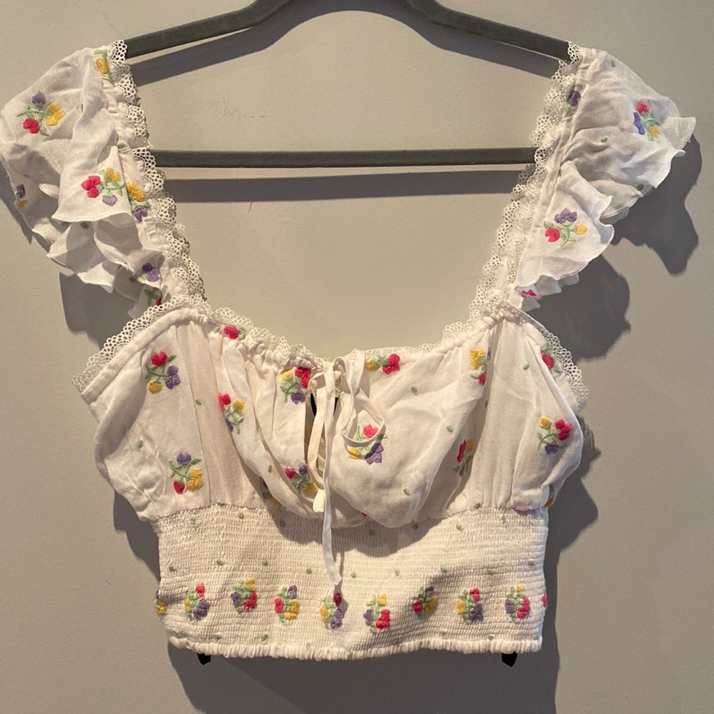 Majorelle crop top